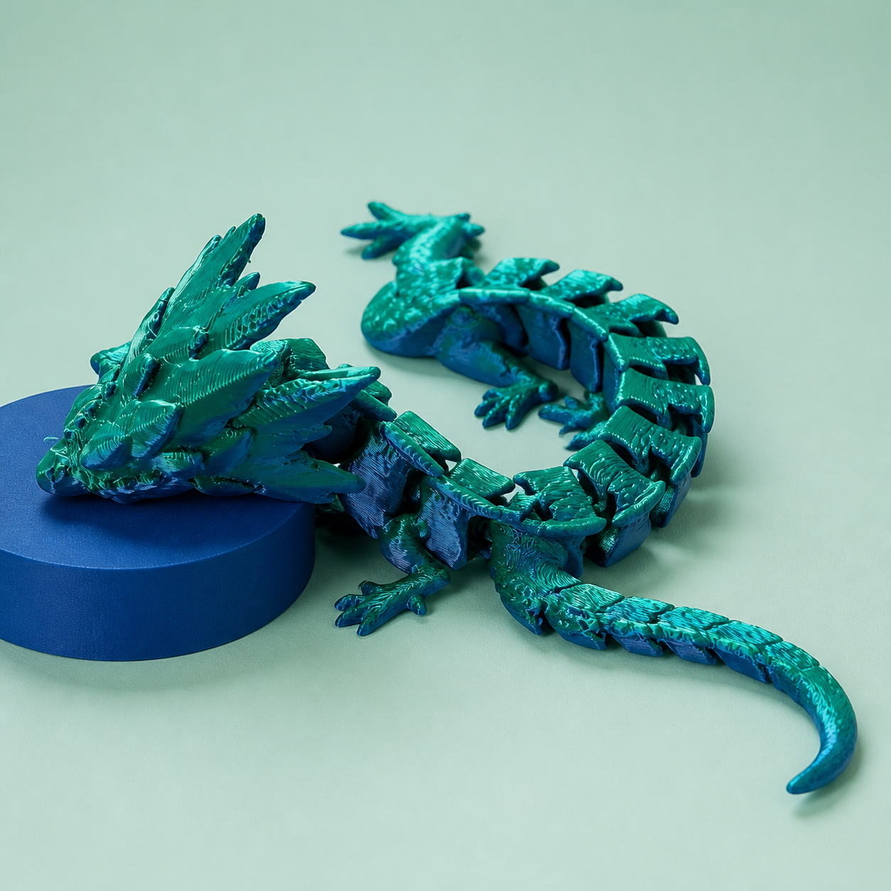 Mystic Dragon articulated fidget from the original WiggleForge range